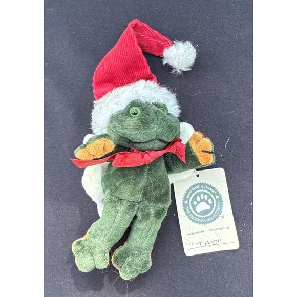 Boyds Bears Tad Northpole 5" Frog Angel Ornament Archive Coll Retired Tags -LO2 - Picture 1 of 7